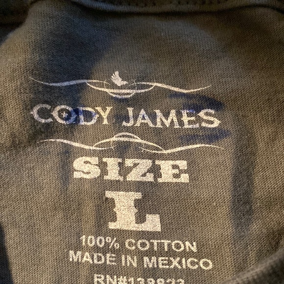 Cody James Men’s “Living Eight Seconds At A Time” T-Shirt - Picture 3 of 3